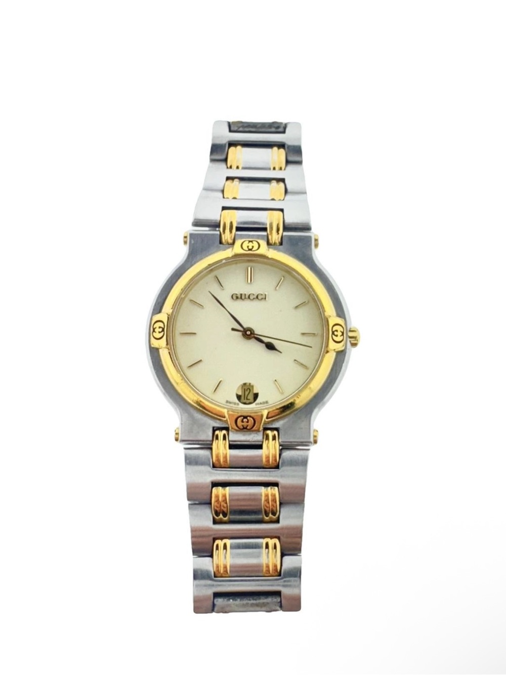 Vintage Gucci 9000M Two-Tone Quartz Watch